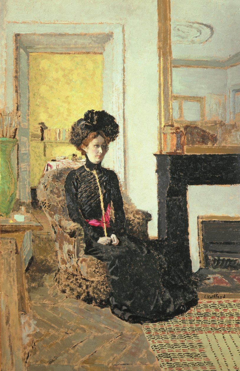 Zittende Vrouw, 1901 door Edouard Vuillard