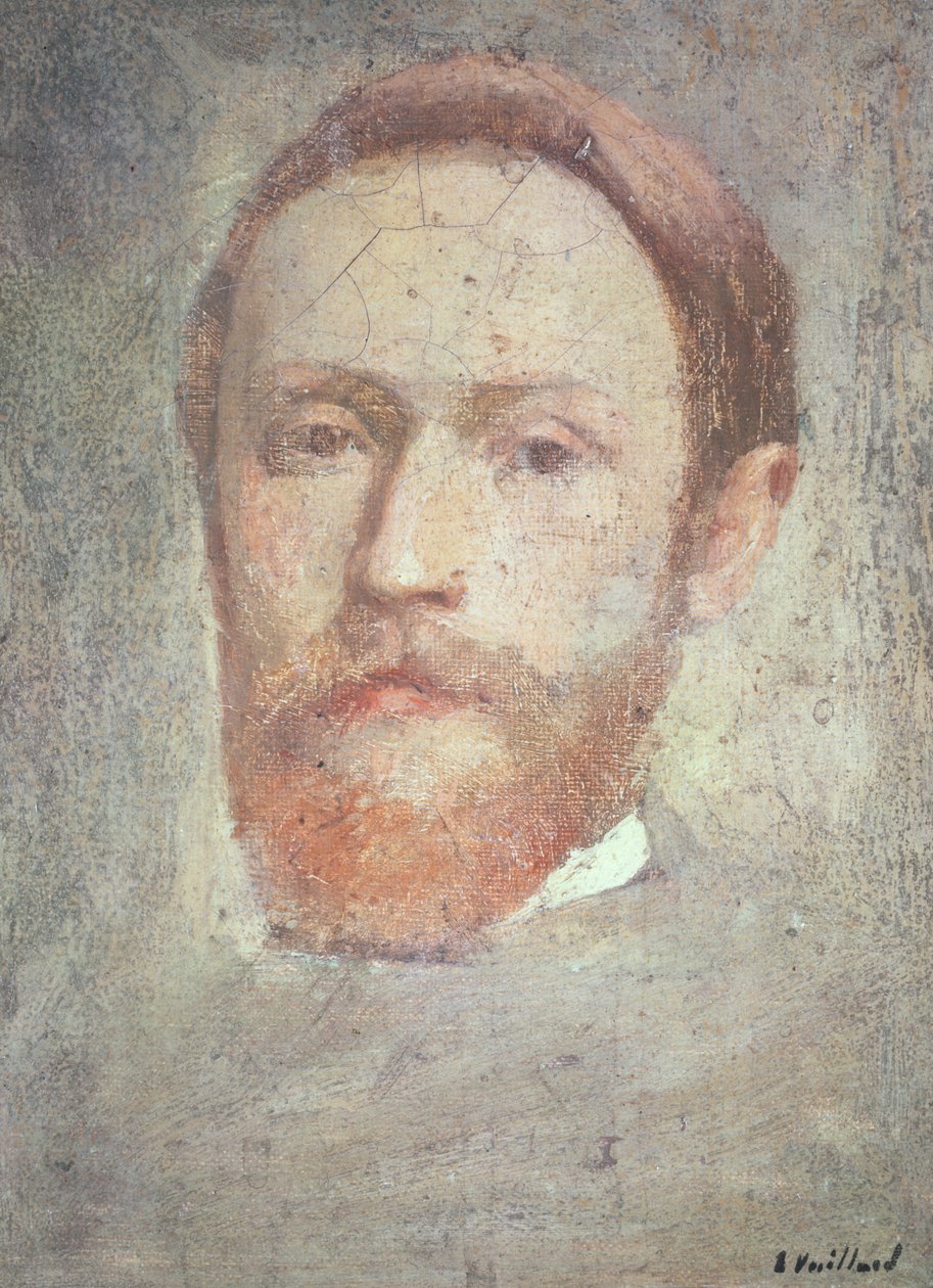 Zelfportret, c.1889 door Edouard Vuillard
