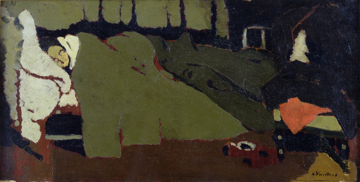 Slaap, ca. 1891 door Edouard Vuillard