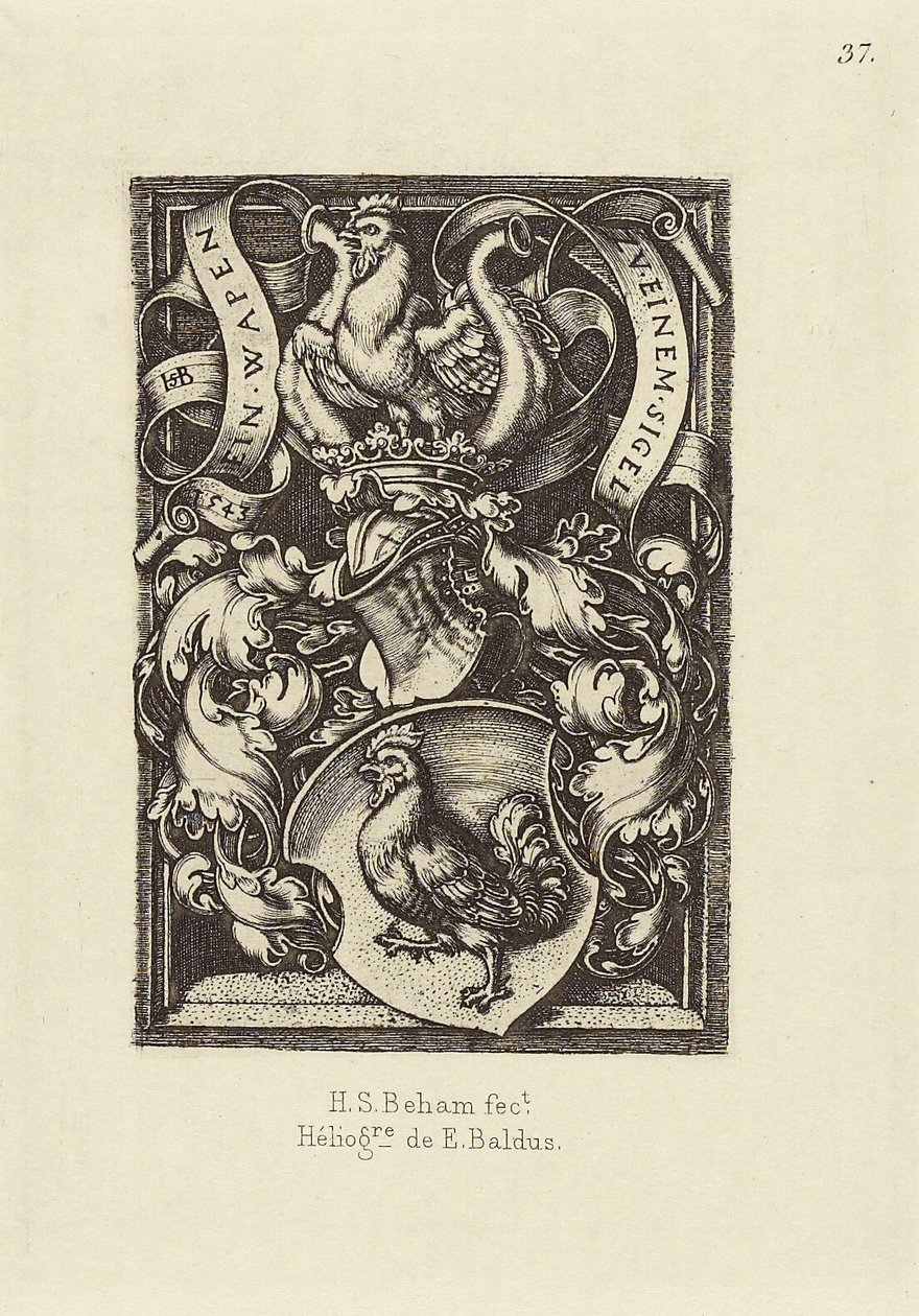 [Ontwerp door Hans Sebald Beham]. door Édouard Baldus