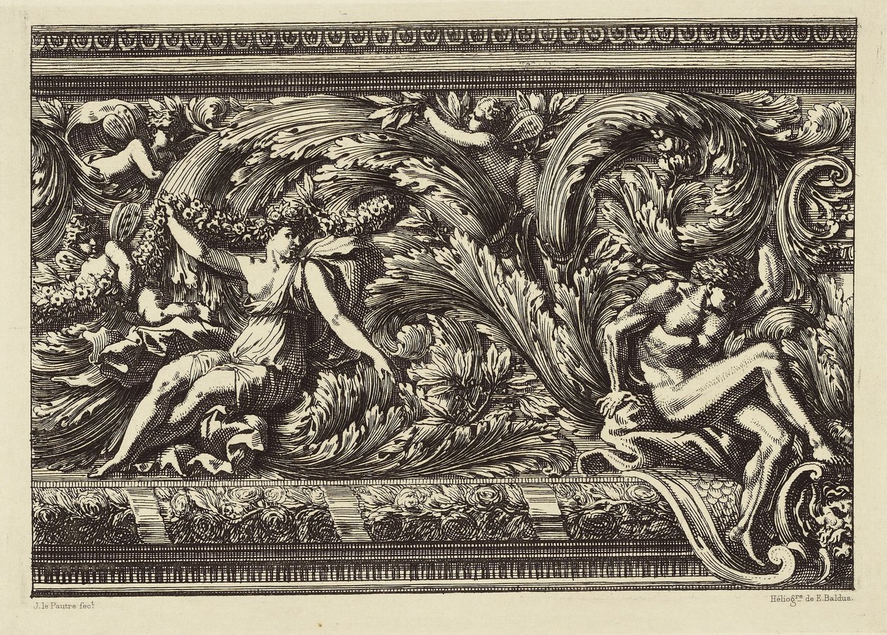 [Ontwerp door Jean le Pautre]. door Édouard Baldus