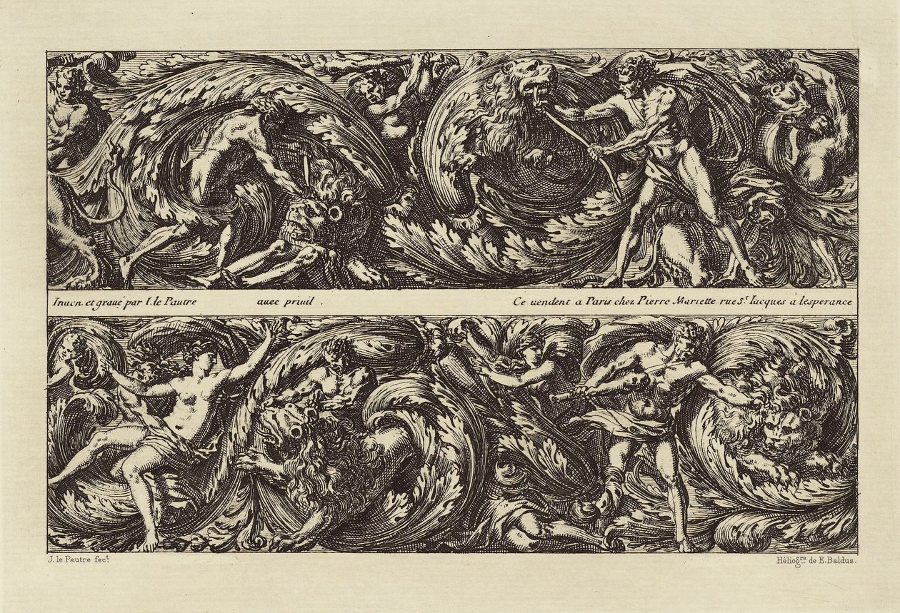 [Ontwerp door Jean le Pautre]. door Édouard Baldus