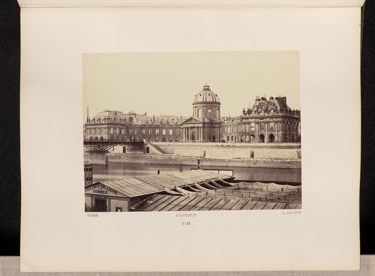 Het instituut (nr. 42) door Édouard Baldus