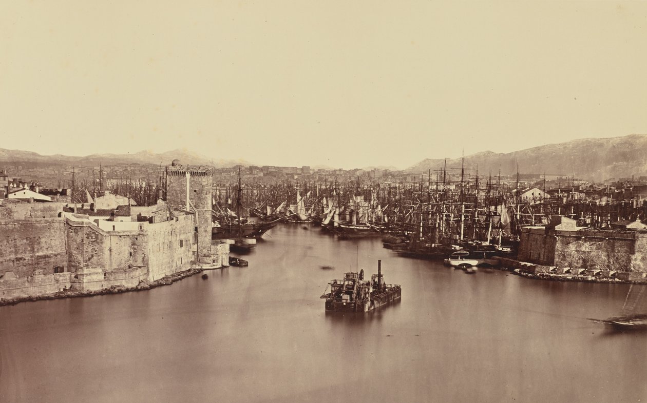 Marseille. door Édouard Baldus