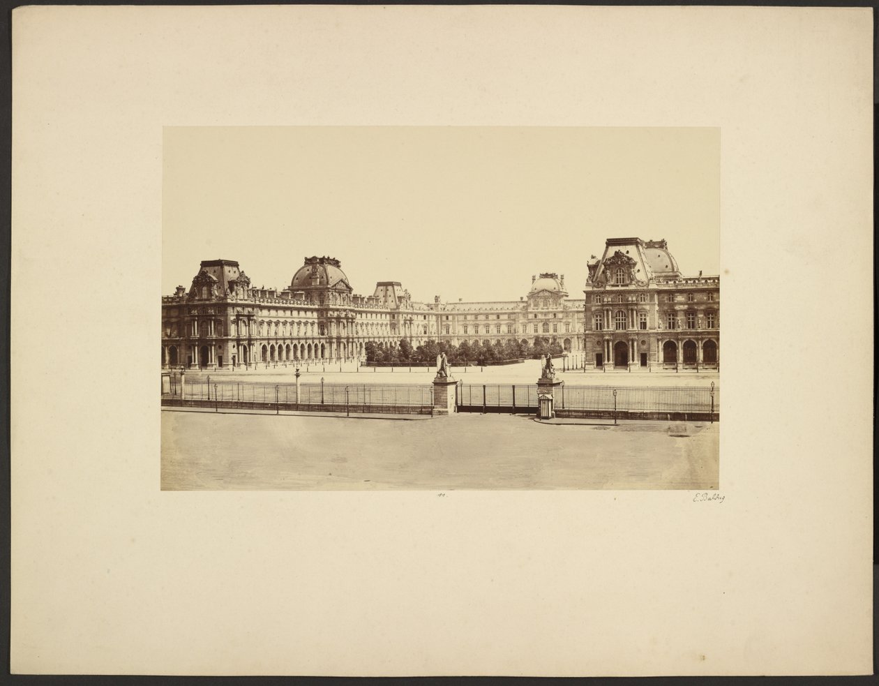 [Het Louvre]. door Édouard Baldus