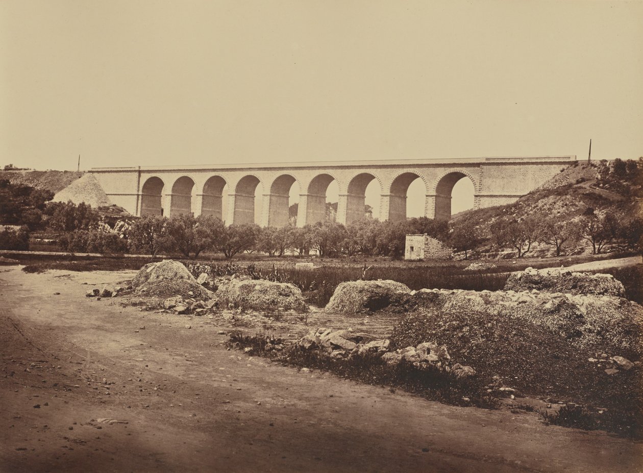 Viaduct van Bandol. door Édouard Baldus