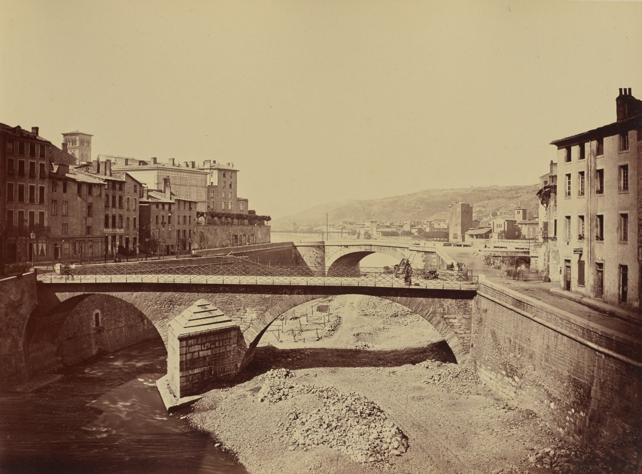 Vienne. St Colombe door Édouard Baldus