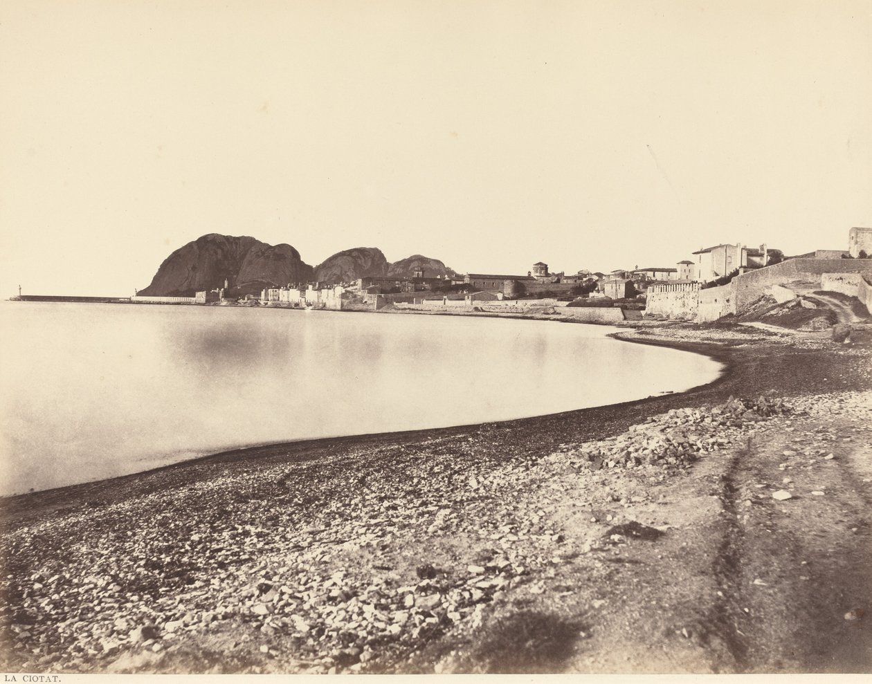 La Ciotat door Edouard Denis Baldus