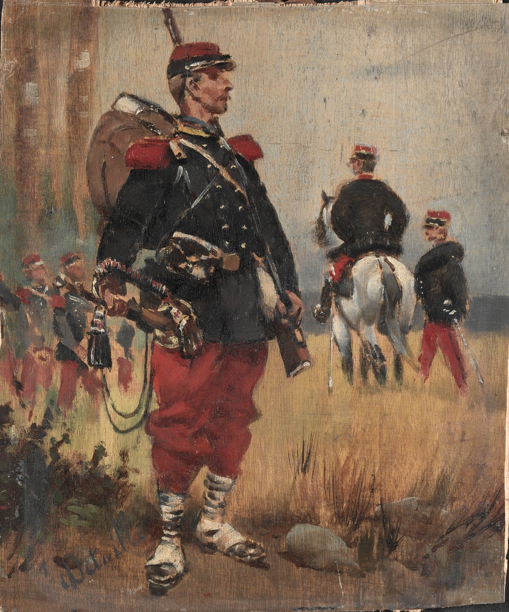 Soldaten door Edouard Detaille