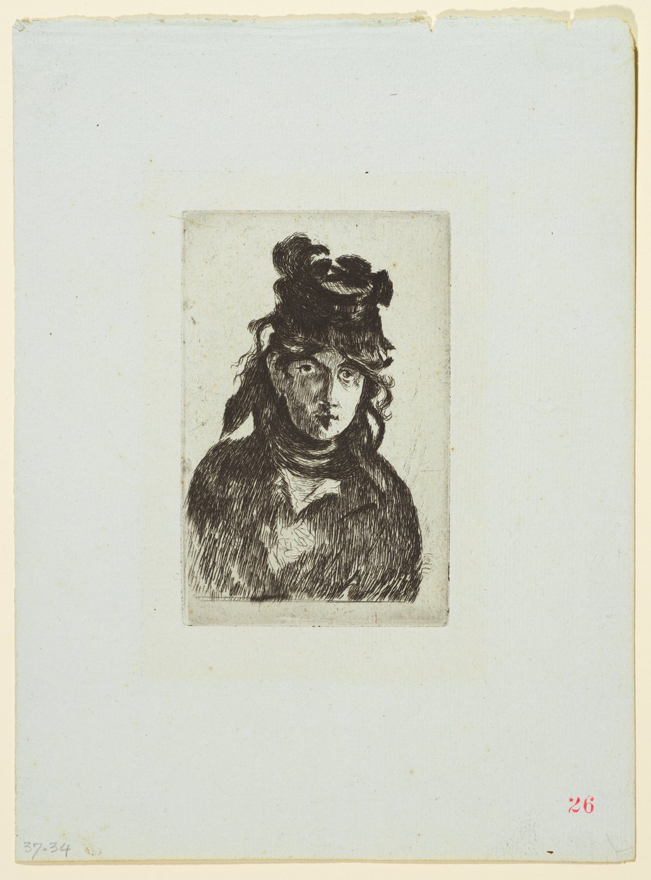 Berthe Morisot door Édouard Manet