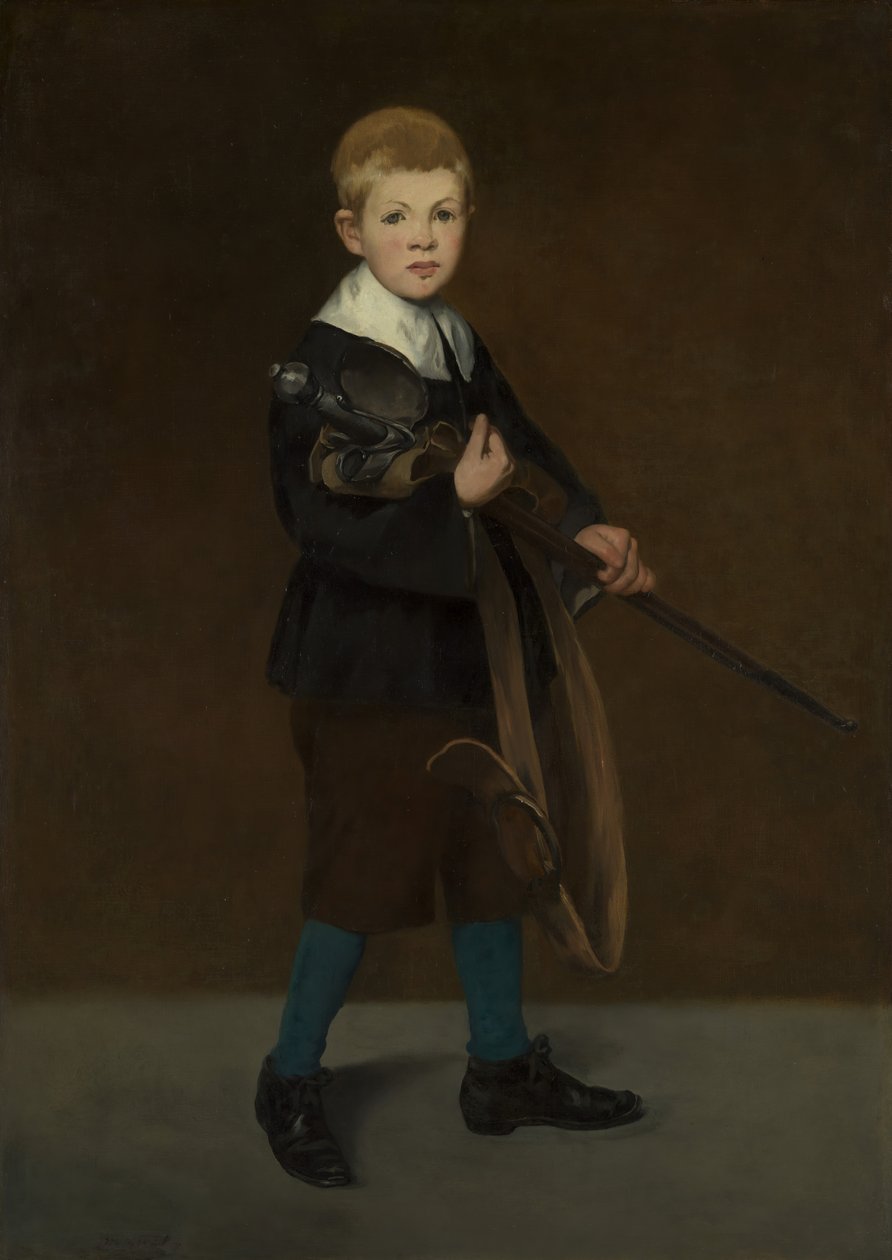 Jongen met een zwaard door Édouard Manet
