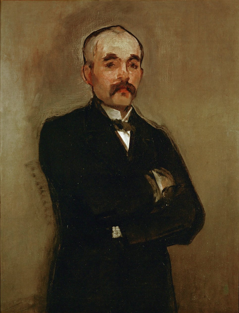 Georges Clemenceau ... (olieverf op doek) door Édouard Manet