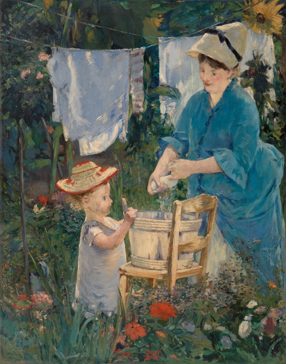 Wassen door Édouard Manet