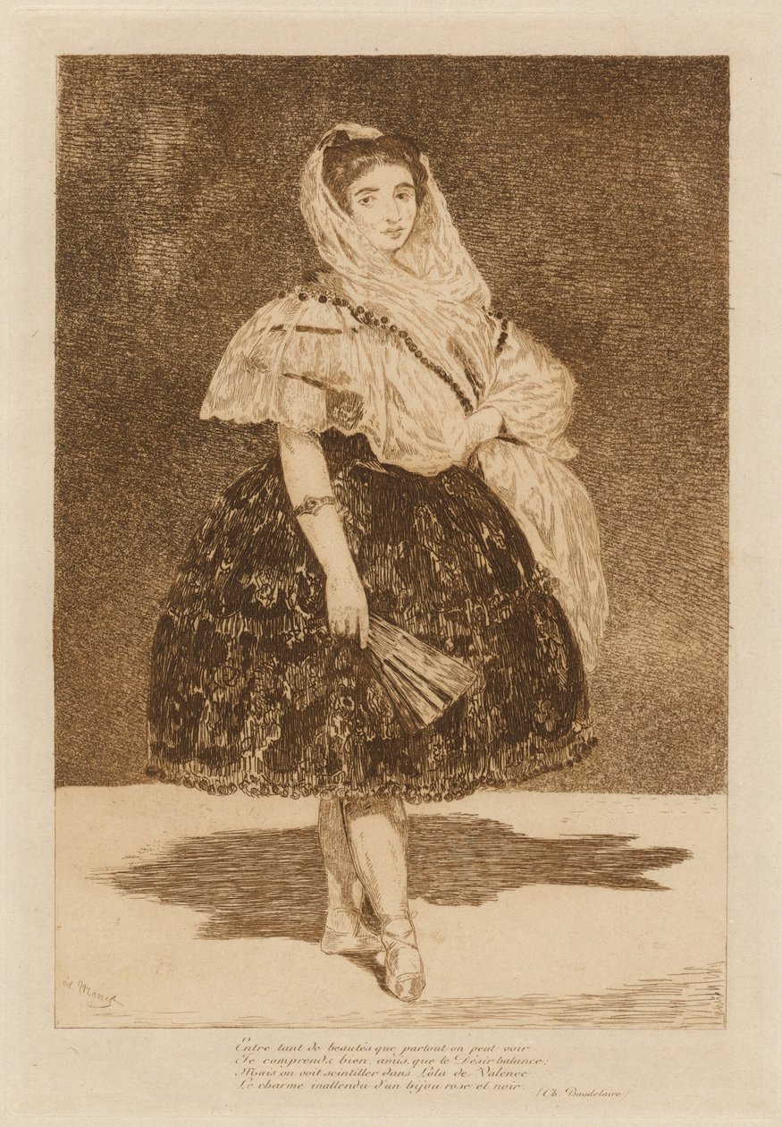Lola de Valence door Édouard Manet