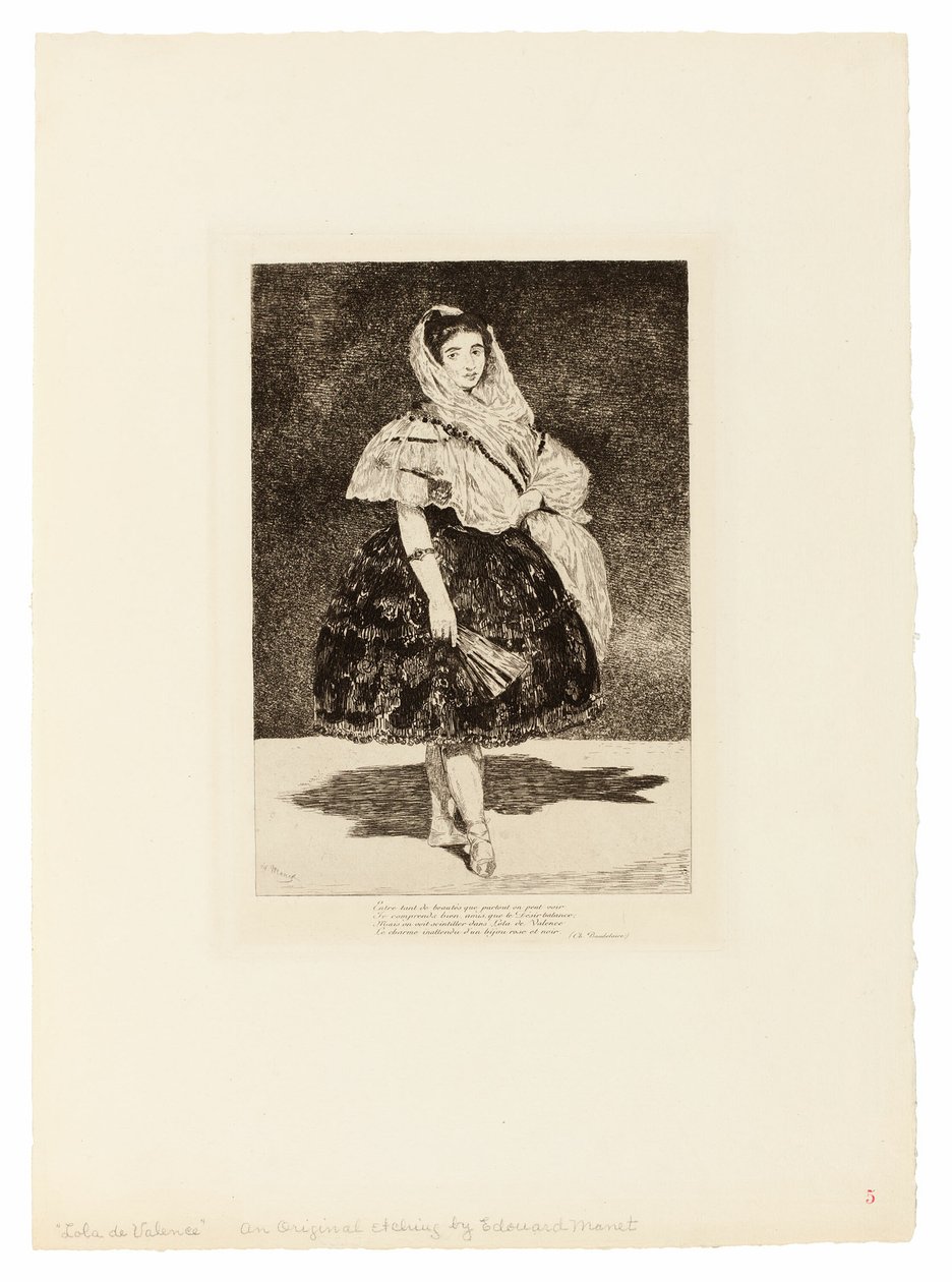 Lola de Valence door Édouard Manet