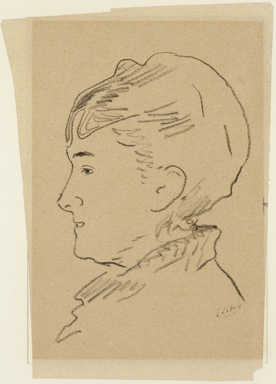 Juffrouw Isabelle Lemonnier door Édouard Manet