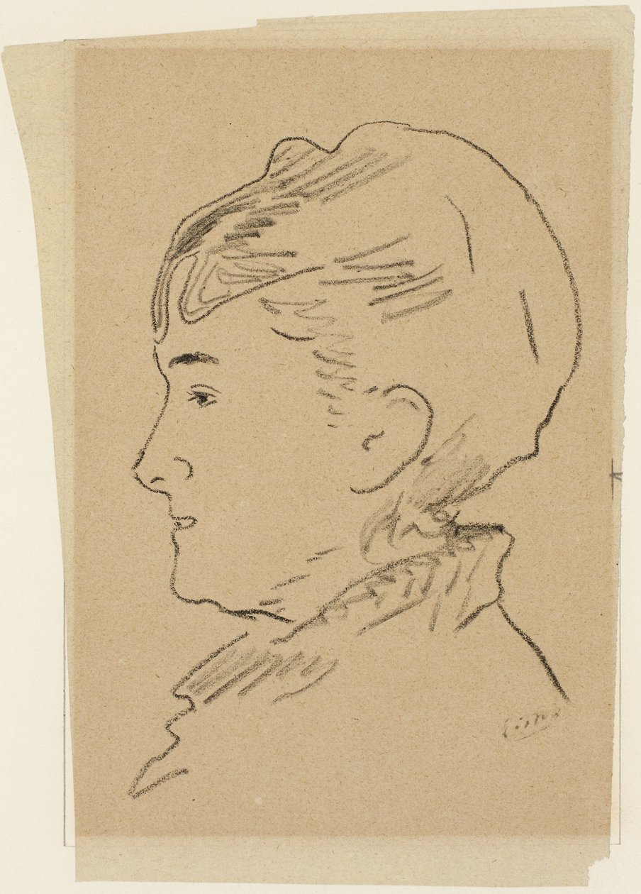 Manet - Mademoiselle Isabelle Lemonnier, 1922.4488 door Édouard Manet