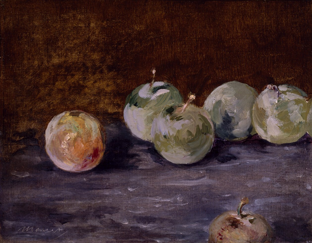 Pruimen, c.1880 door Édouard Manet