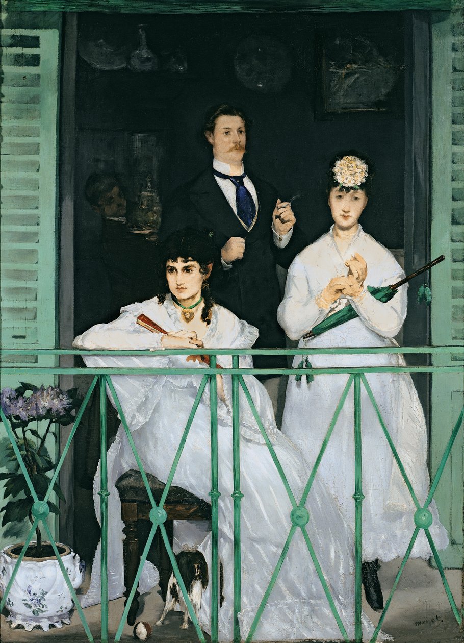 Het Balkon door Édouard Manet