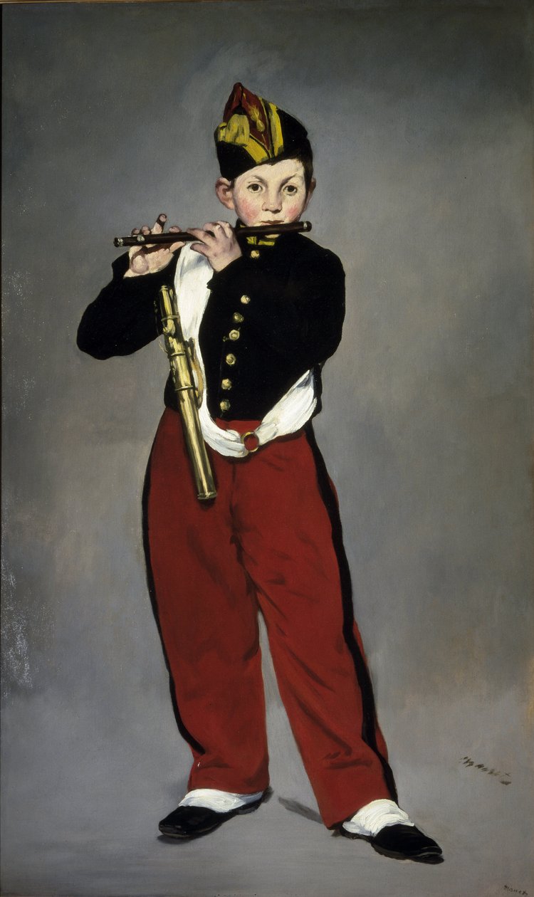 De Fluitspeler door Édouard Manet