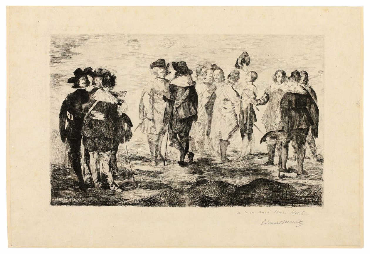 De kleine ruiters door Édouard Manet