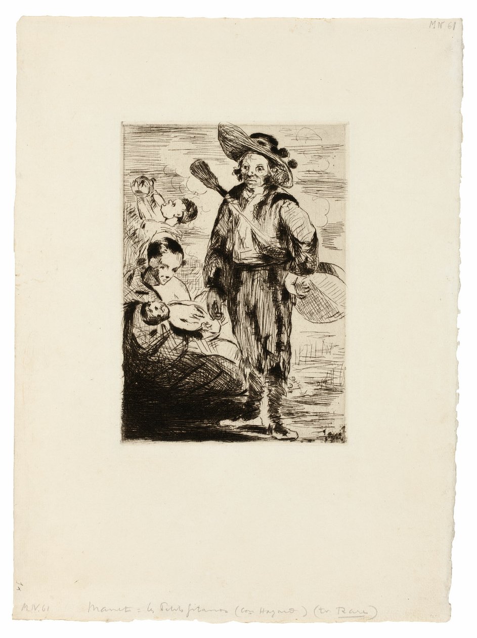 De kleine zigeuners door Édouard Manet