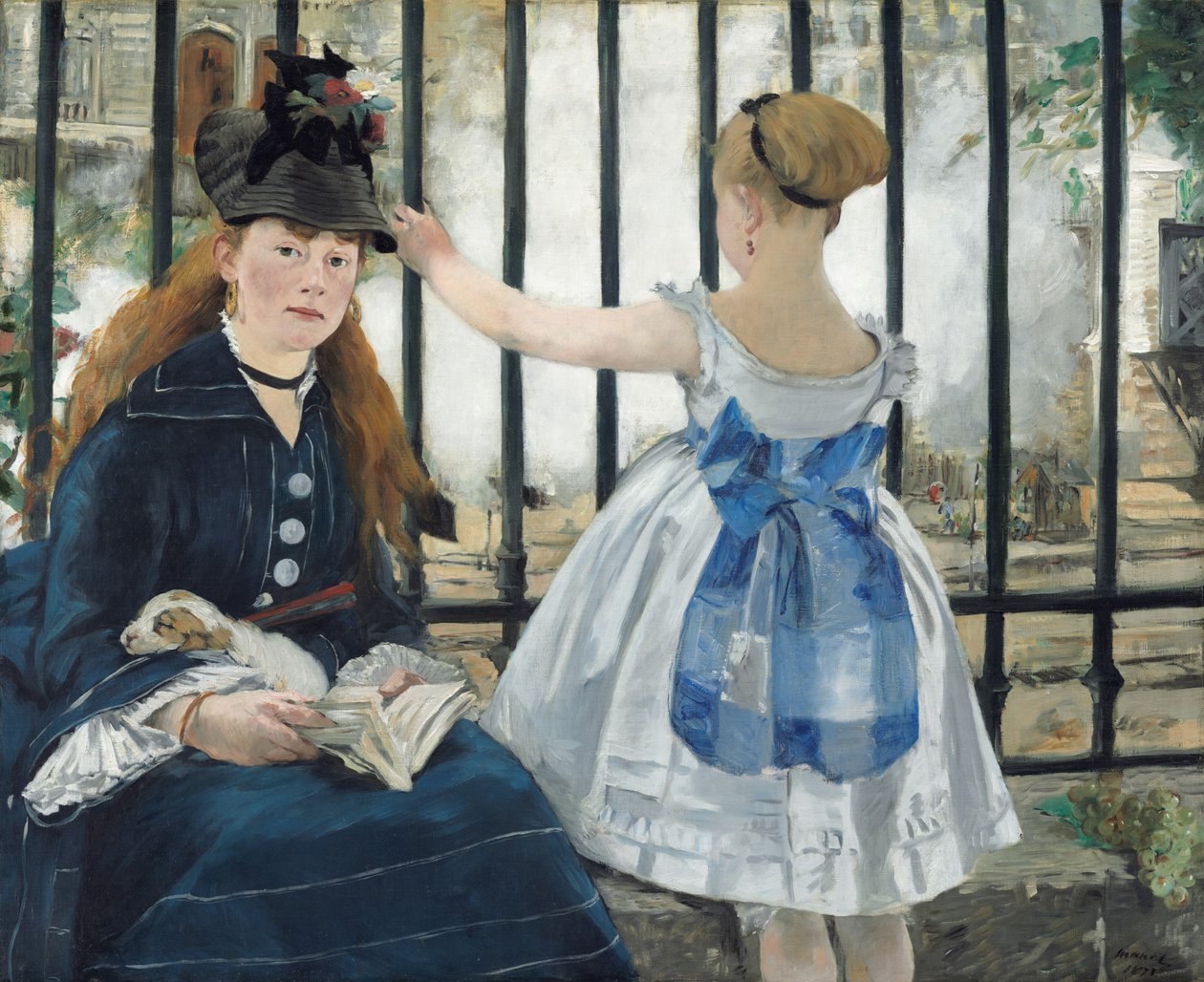 De Spoorweg door Édouard Manet