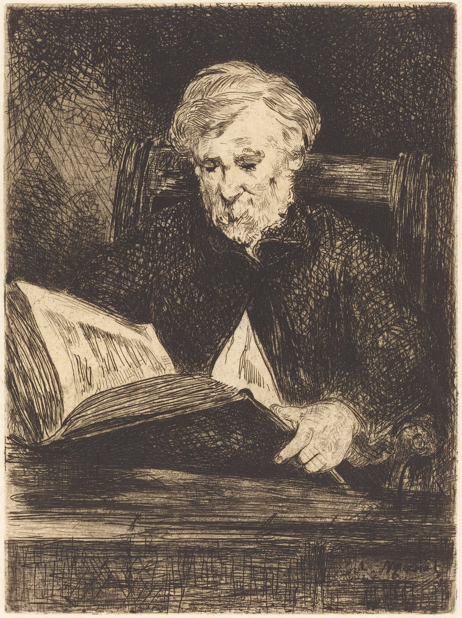 De Lezer door Édouard Manet