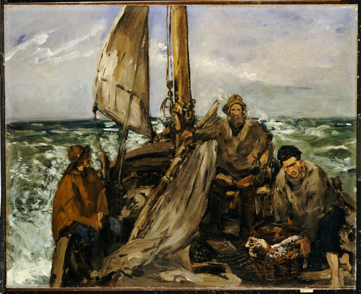 De Arbeiders van de Zee, 1873 door Édouard Manet