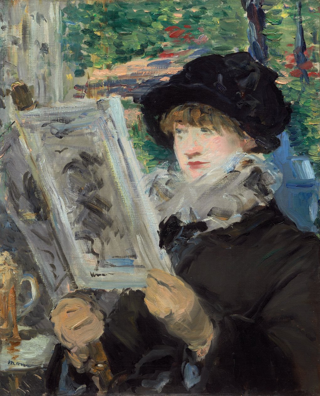 Vrouw Leest door Édouard Manet
