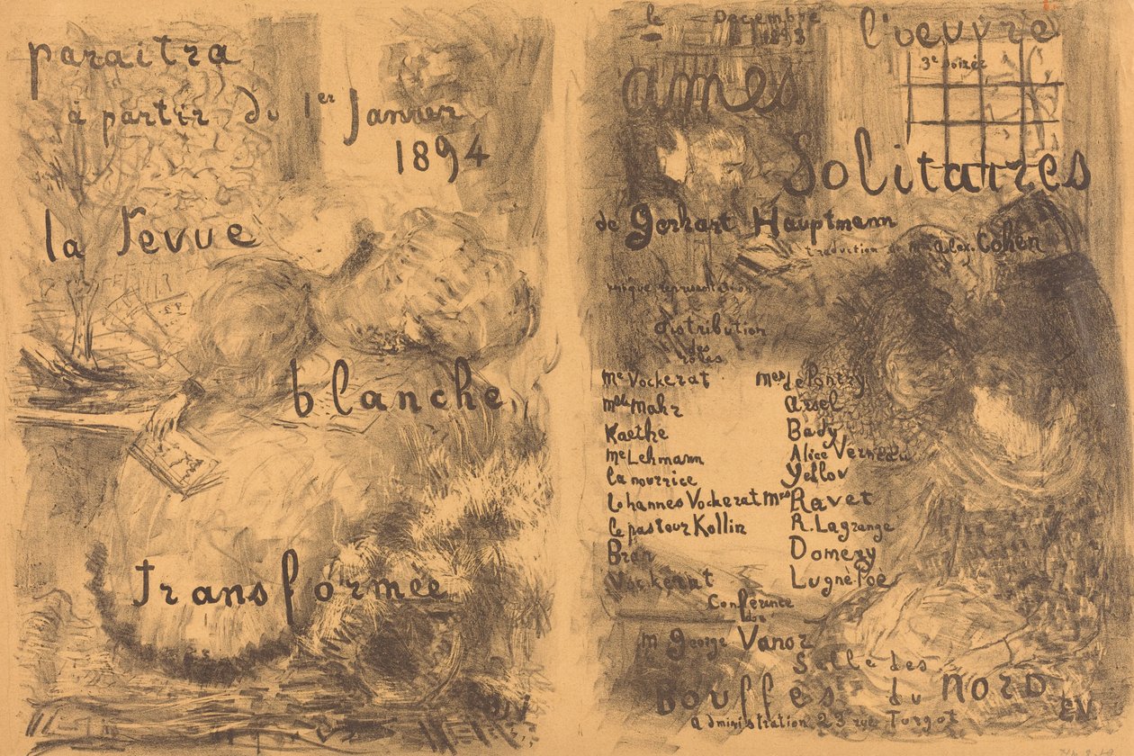 Eenzaam zielen door Edouard Vuillard