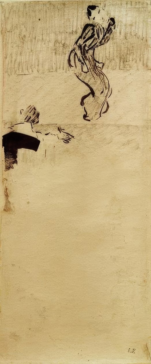 In het theater door Edouard Vuillard