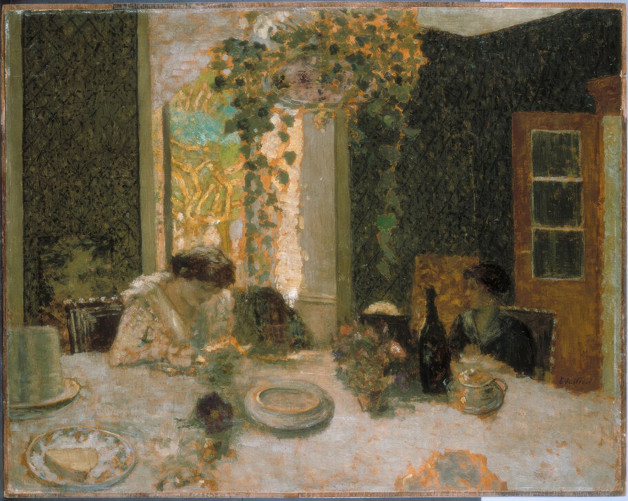 De eetkamer door Edouard Vuillard