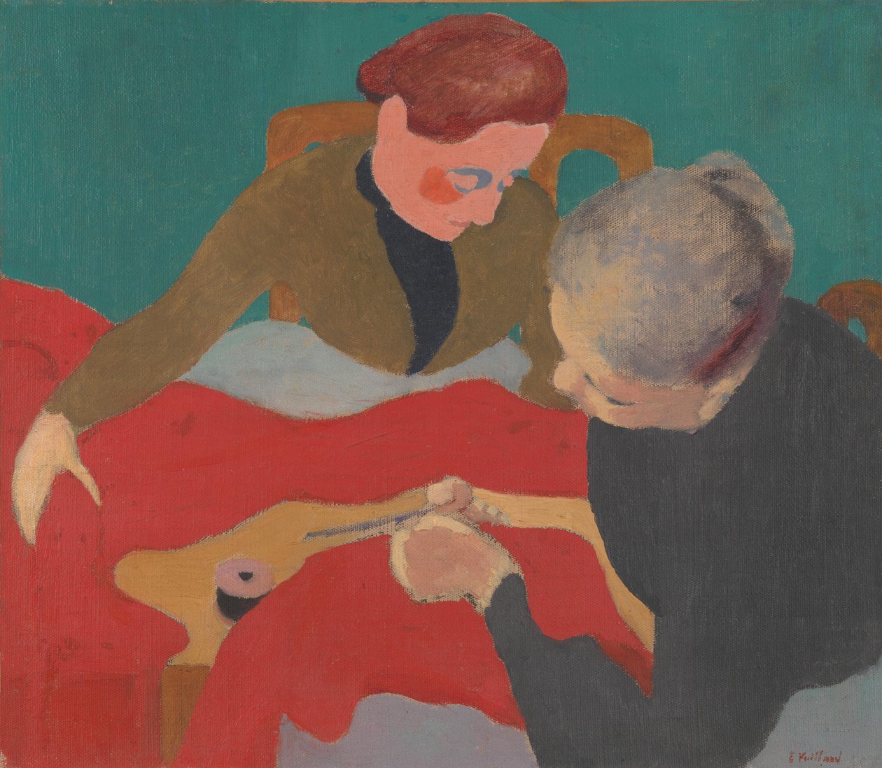 Kleermakers, 1890s door Edouard Vuillard