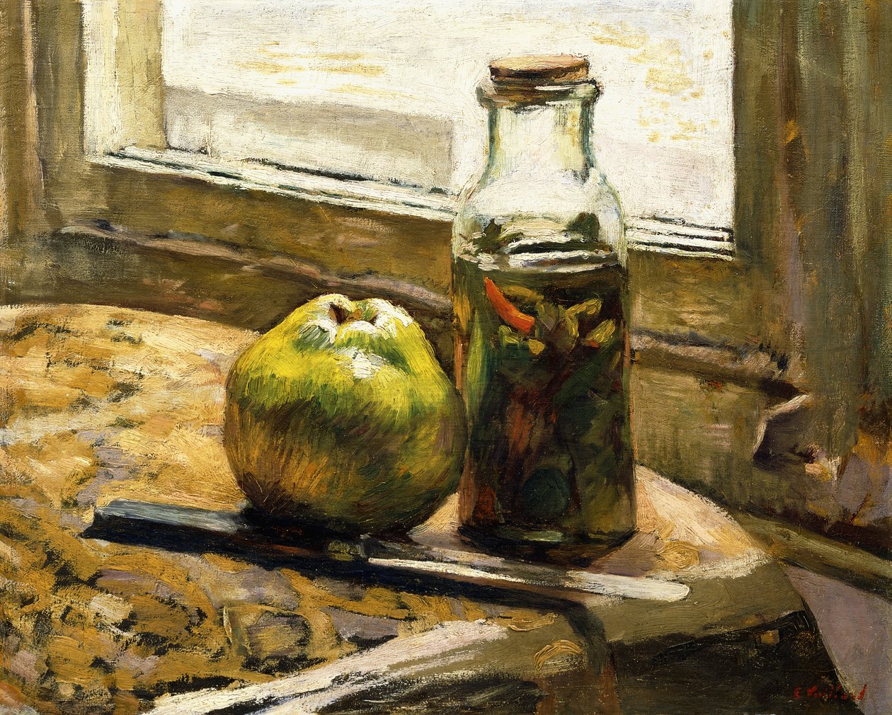 Pot Augurken en Appel, 1889-90 door Edouard Vuillard