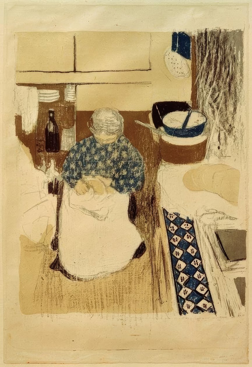 De kokkin door Edouard Vuillard