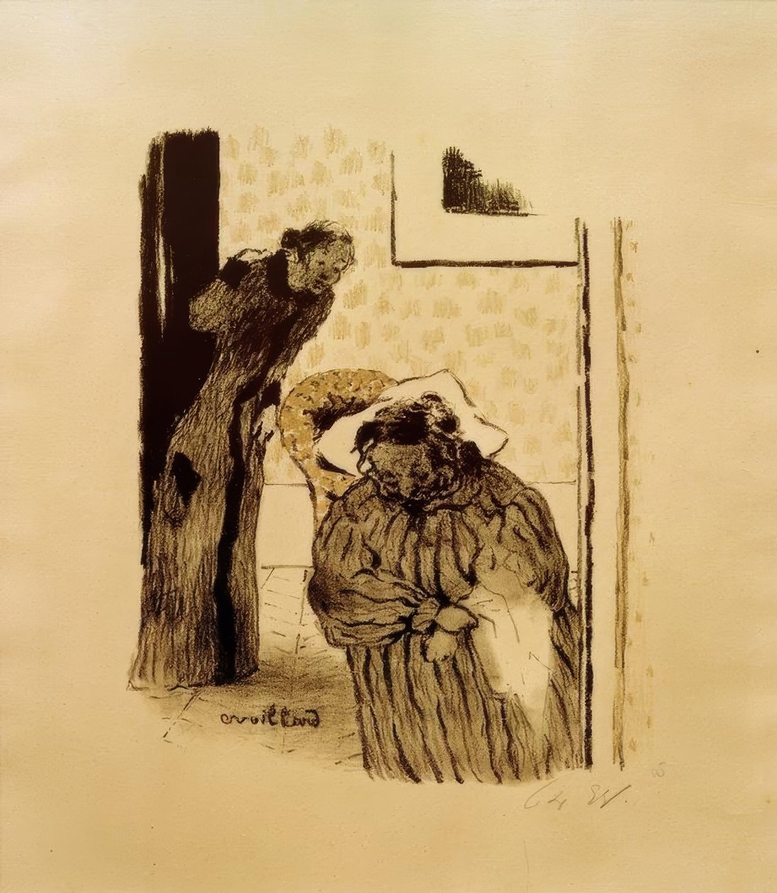 De siësta of het herstel door Edouard Vuillard