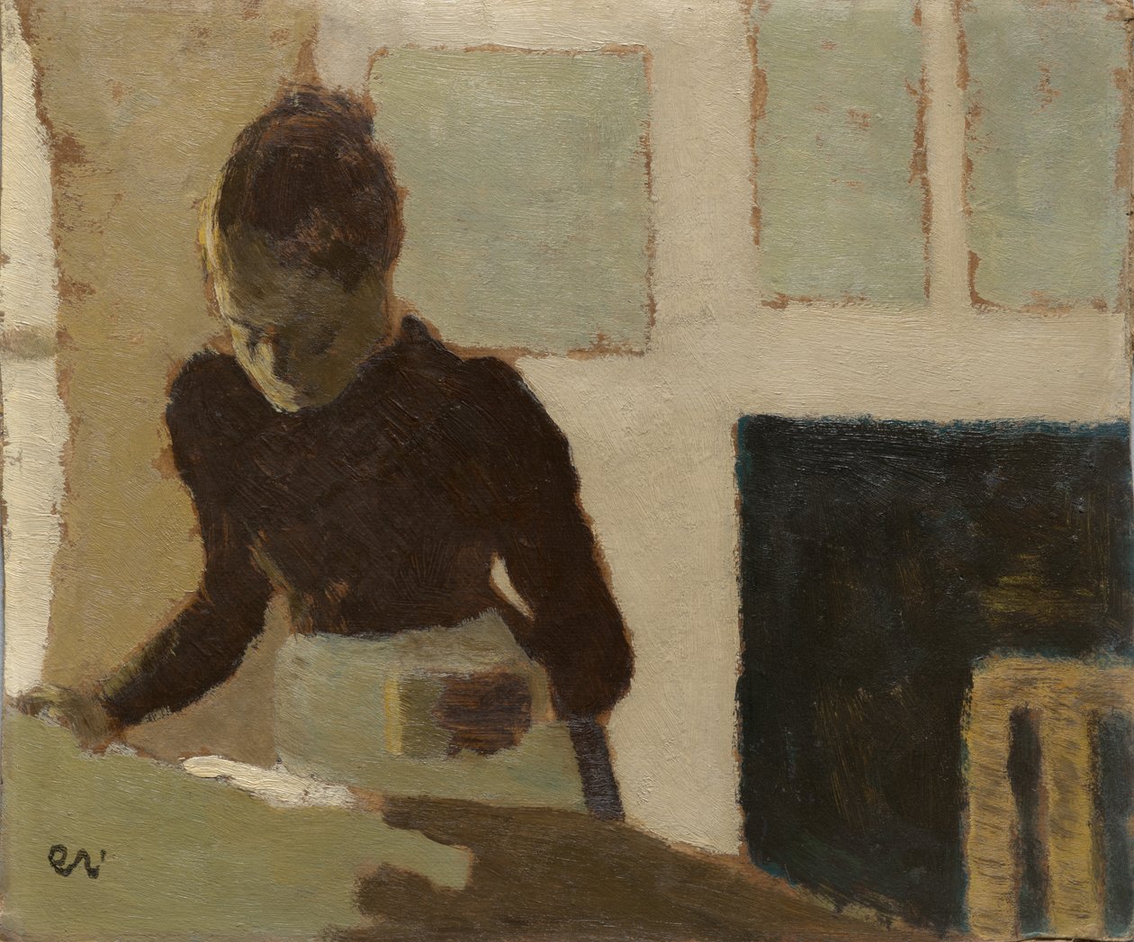 Wasvrouw door Edouard Vuillard