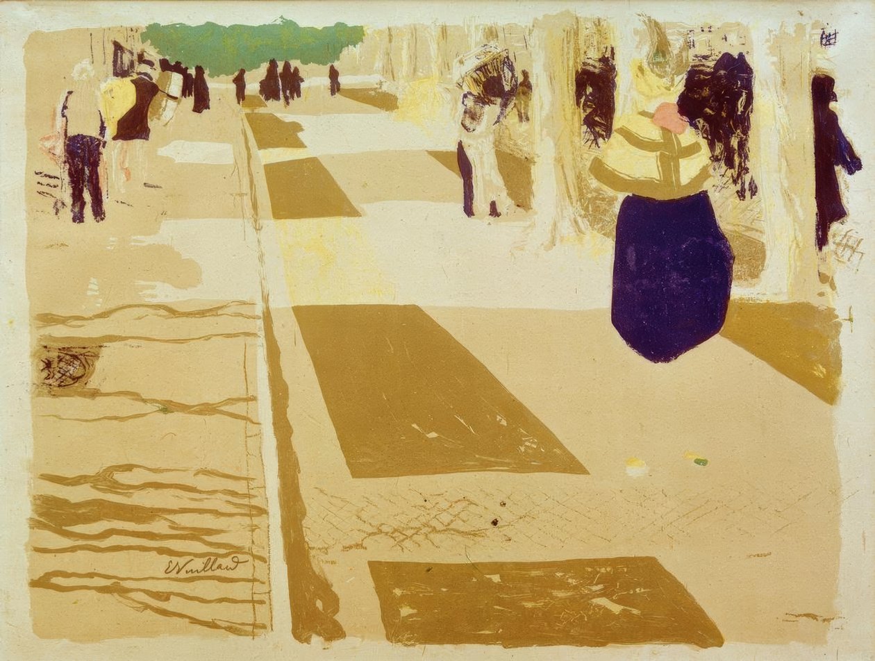 De laan door Edouard Vuillard