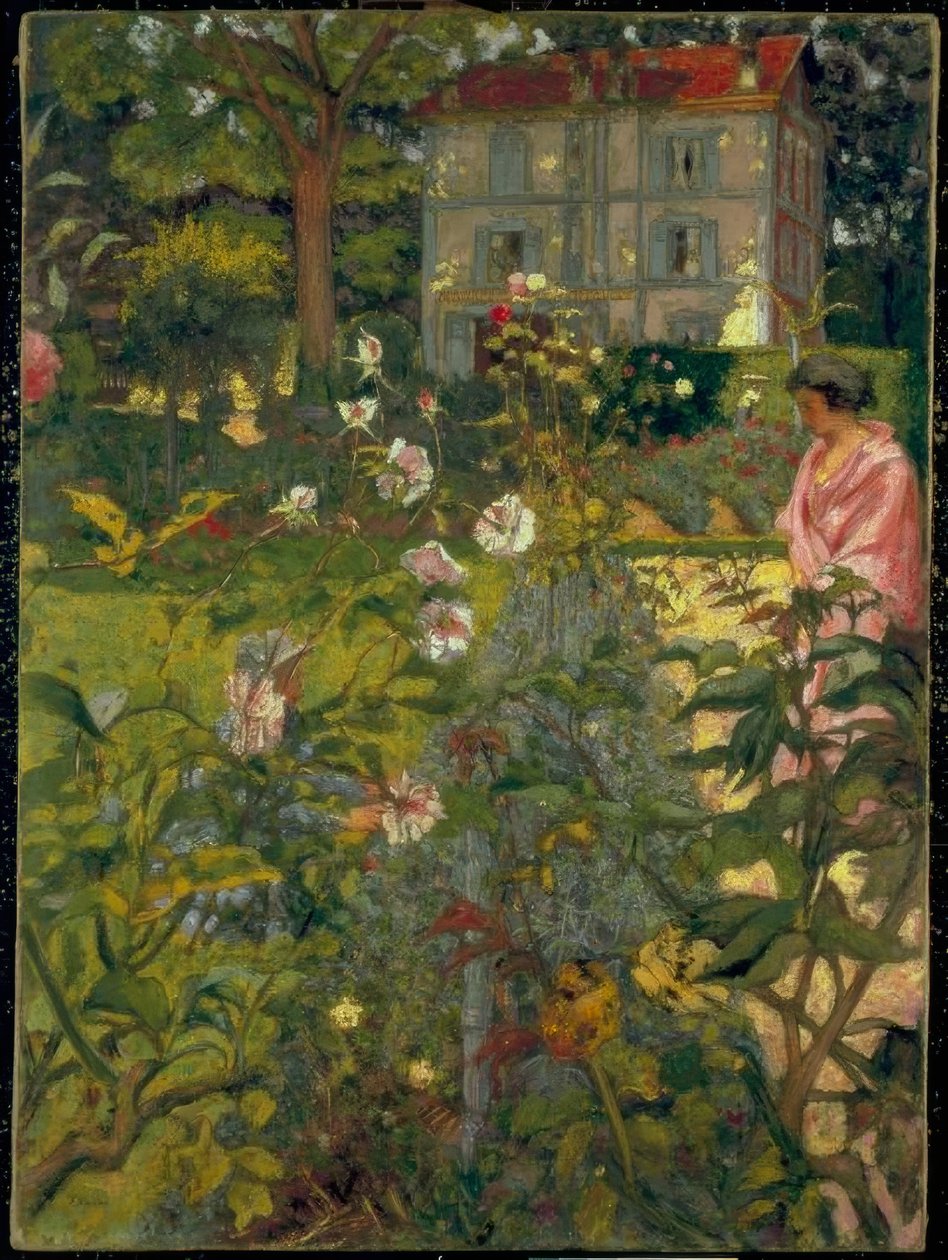 De tuin van Vaucresson door Edouard Vuillard