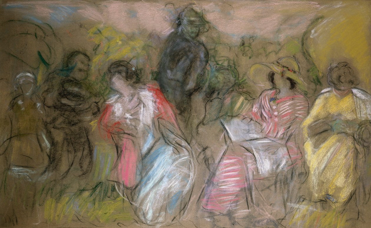 Le Parc des Clayes, ca. 1910 door Edouard Vuillard