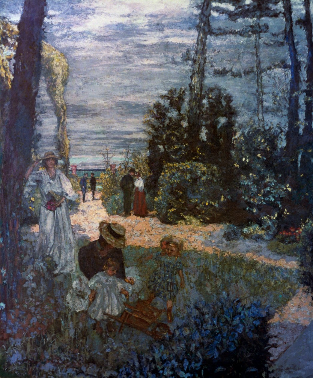 Lunch in Vasouy, 1901 door Edouard Vuillard