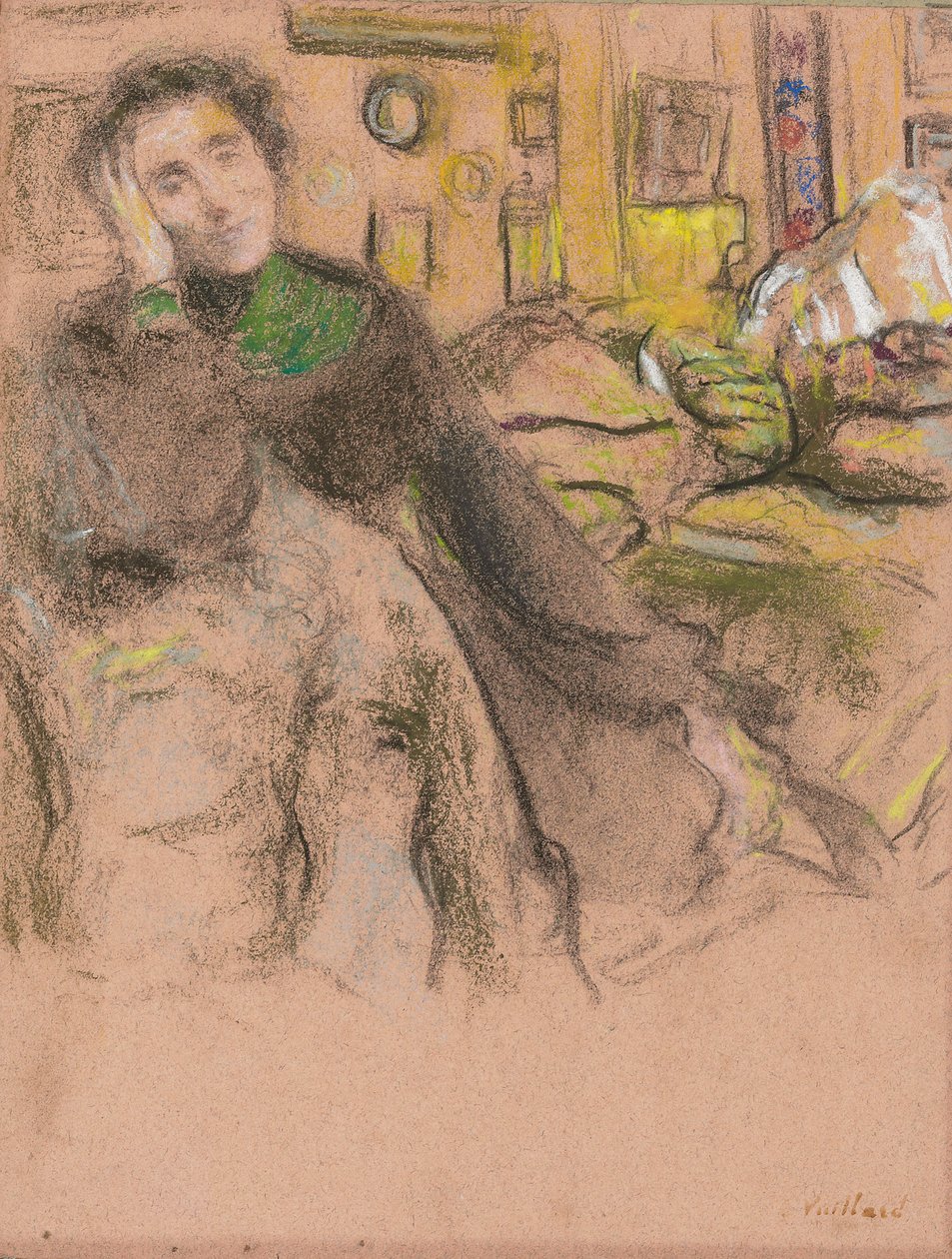 Madame Juliette Weil, studie III door Edouard Vuillard