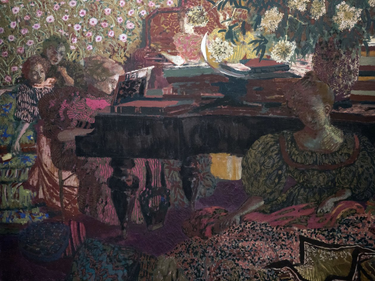 Muziek (detail) door Edouard Vuillard