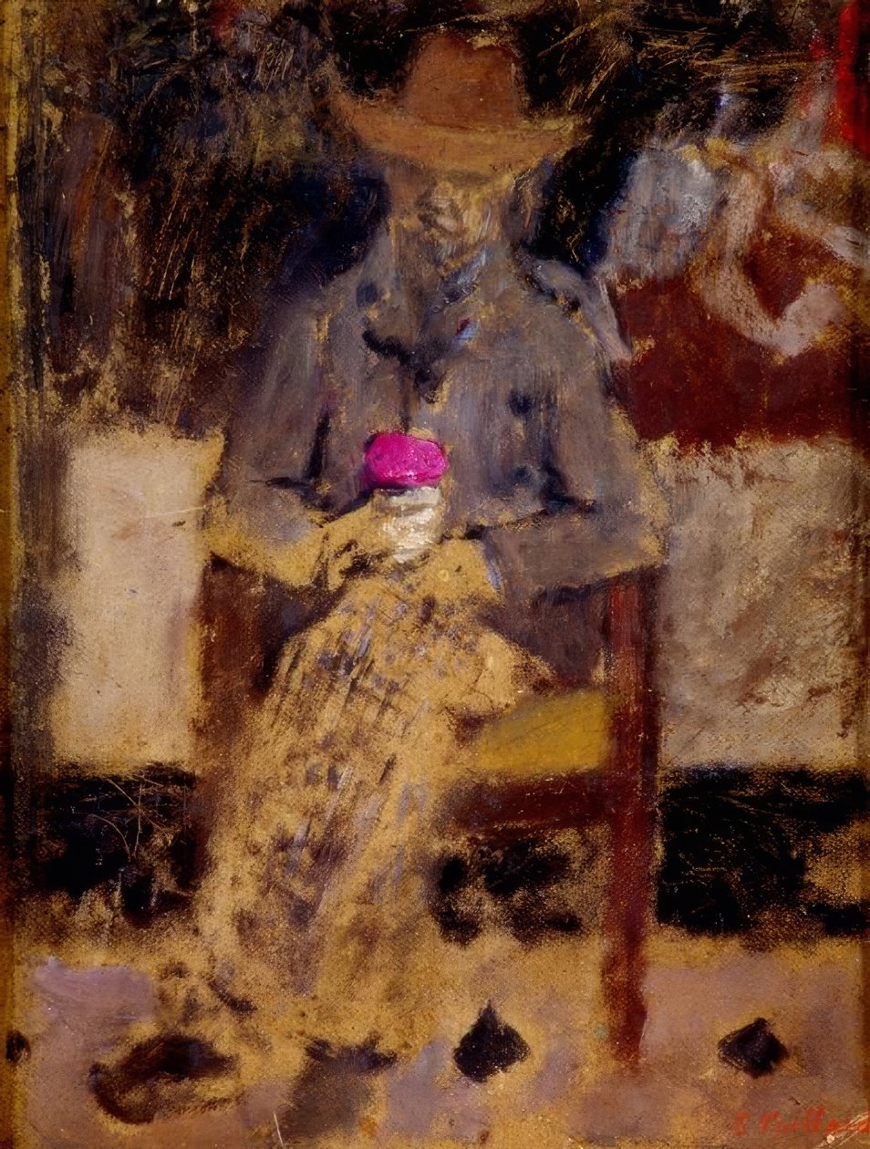 Portret van Felix Vallotton door Edouard Vuillard
