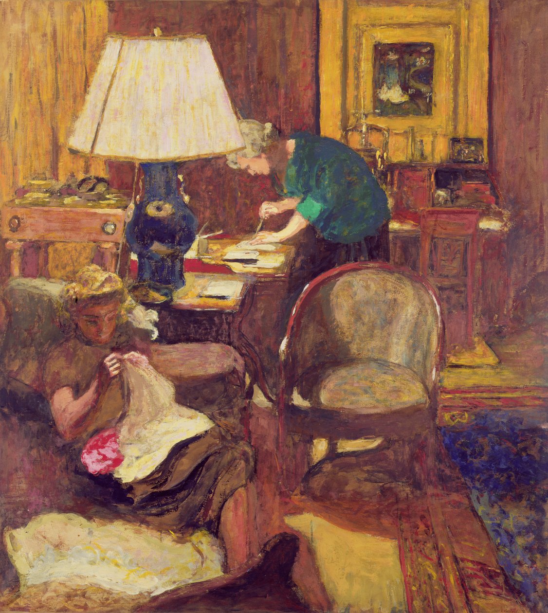 De Boekmaker door Edouard Vuillard