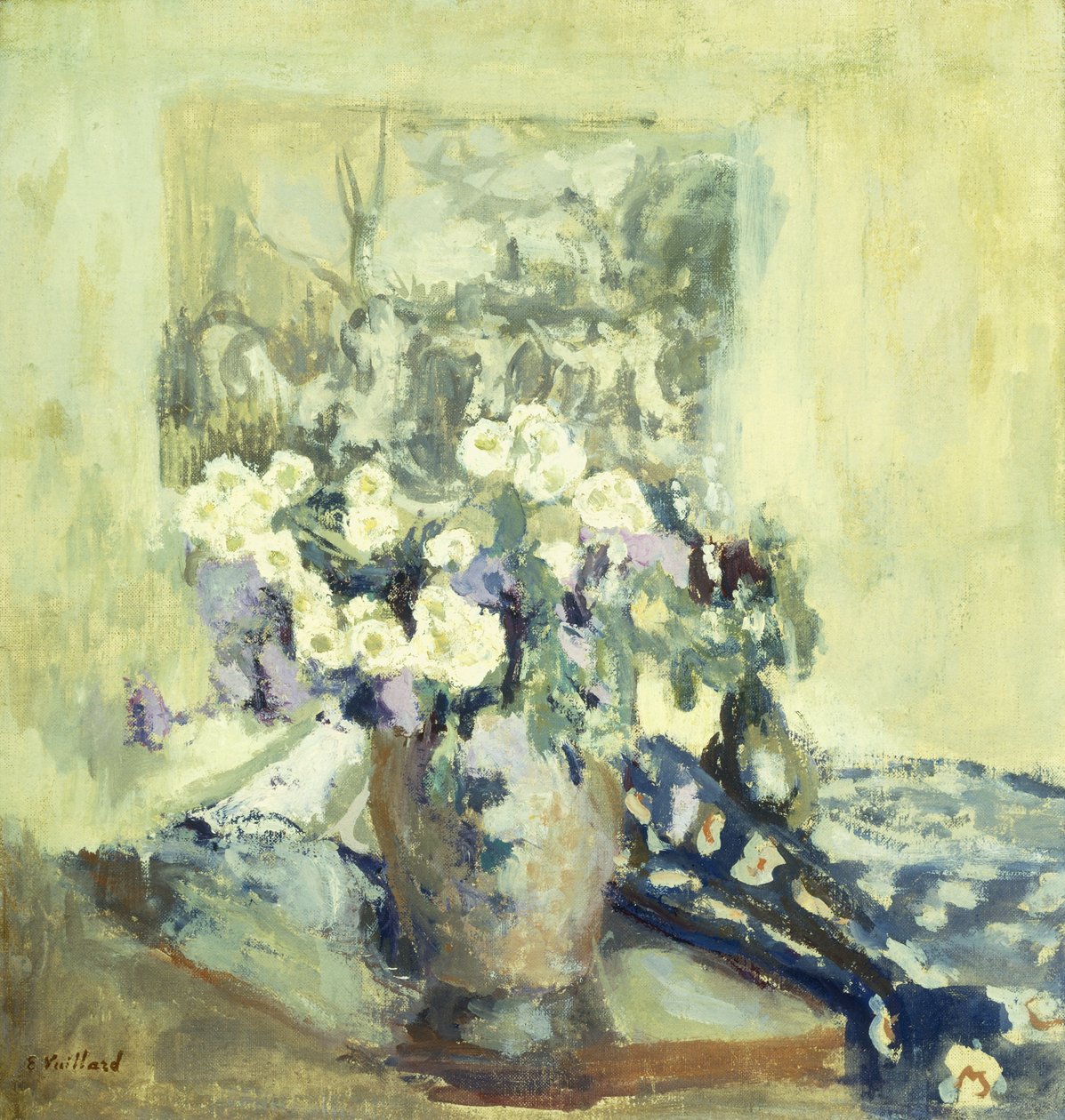 Vaas met bloemen, 1906 door Edouard Vuillard