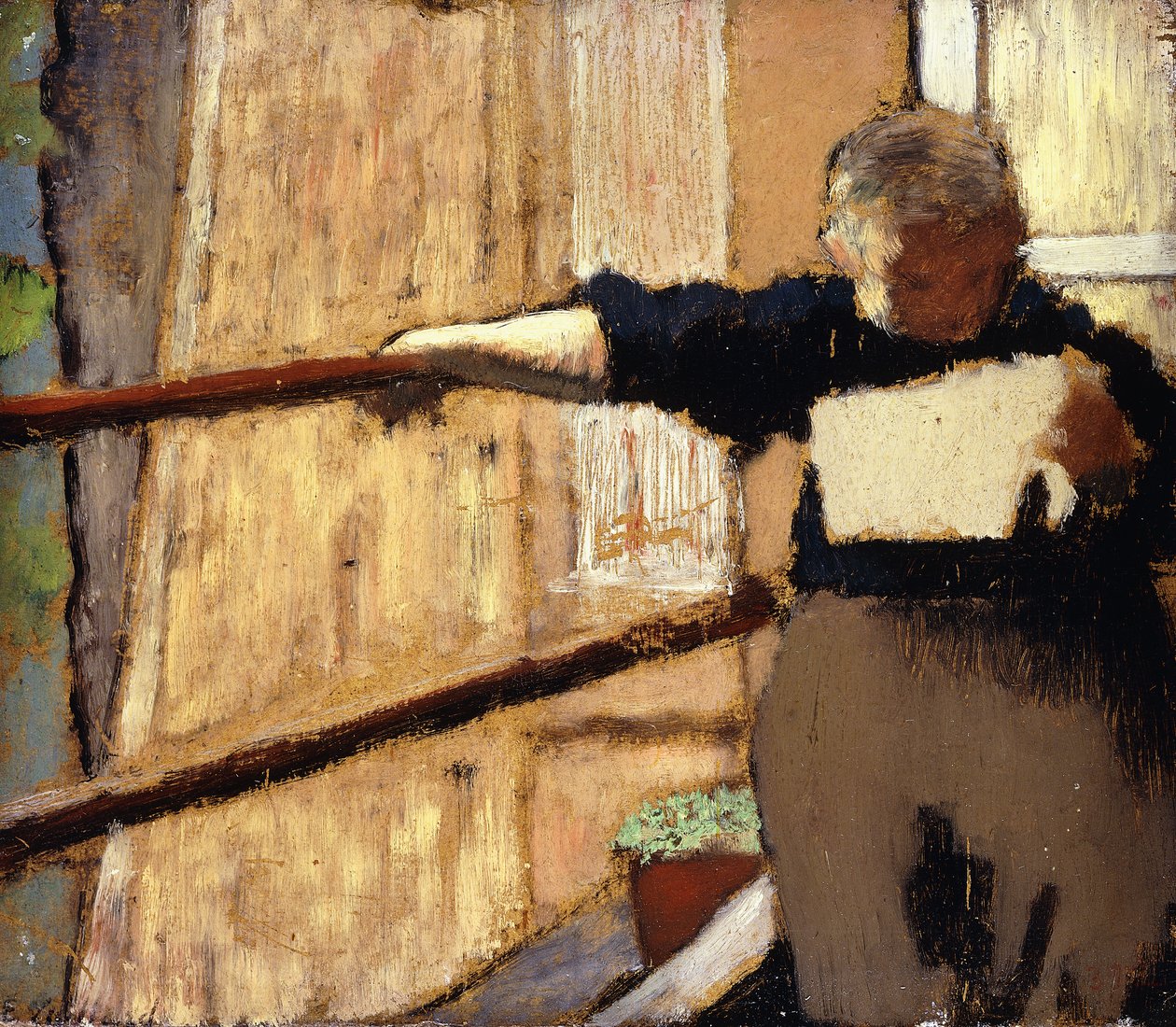 Vrouw die leest door Edouard Vuillard