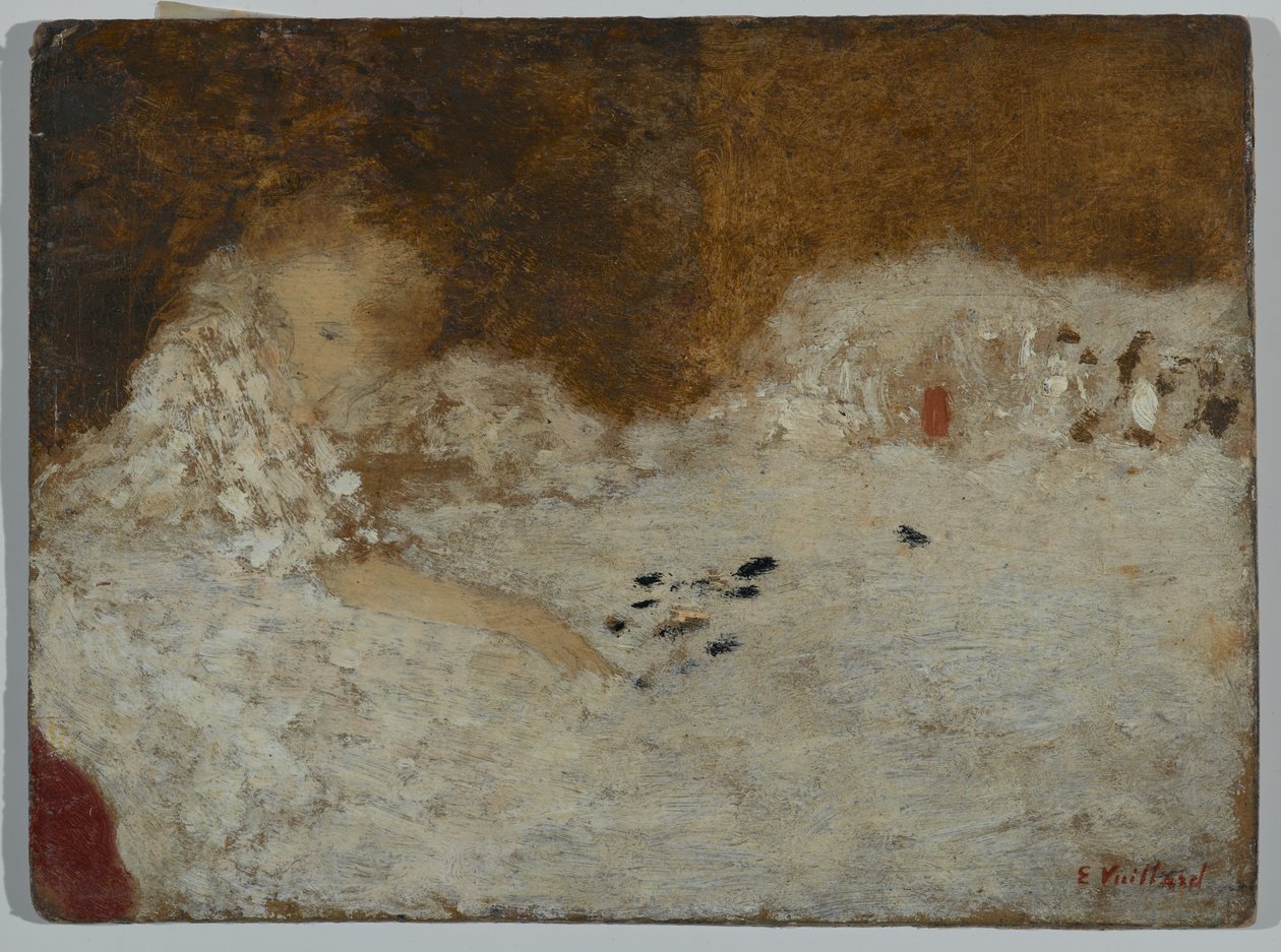 Jonge Vrouw in Bed, 1894 door Edouard Vuillard
