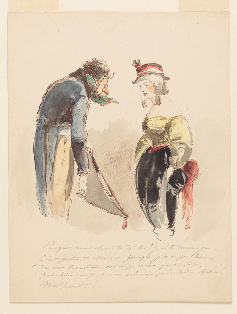 De Begroeting op het Maskerbal door Edouard de Beaumont